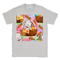 Moon Dust Easter Bunny With Hamper Seamless Pattern Classic Tee - BundleAndBundleShop