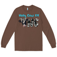 Chestnut holy cow i'm one Long Sleeve Tee - BarkalooDesign