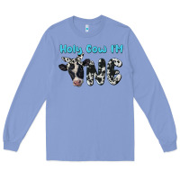 Colony Blue holy cow i'm one Long Sleeve Tee - BarkalooDesign