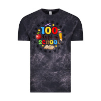 Cloud Black 100 days of school Vintage Tee - Artiststas