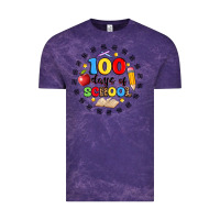 Cloud Purple 100 days of school Vintage Tee - Artiststas