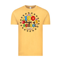 Vintage Mustard 100 days of school Vintage Tee - Artiststas