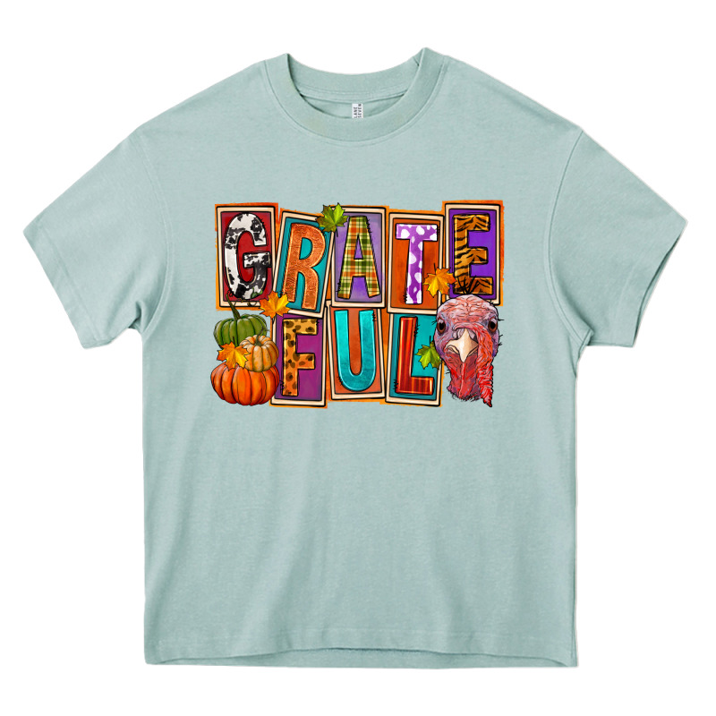 Grateful Thanksgiving Heavy Core Tee by FaDigitalArtStudio | Teevron
