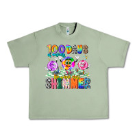 Oil Green 100 Days Of Making The Whole Class Shimmer Urban Heavy Tee - CowhideDigitalArt