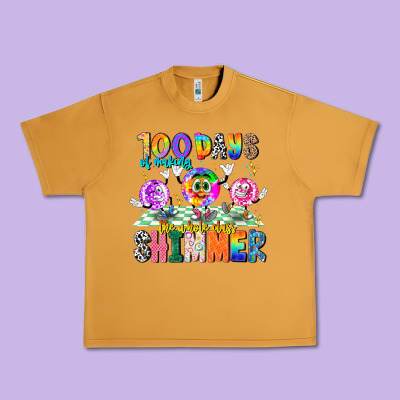 100 Days Of Making The Whole Class Shimmer Urban Heavy Tee Designed By Cowhidedigitalart