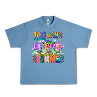 Pebble Blue 100 Days Of Making The Whole Class Shimmer Urban Heavy Tee - CowhideDigitalArt
