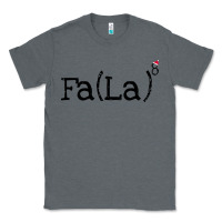 Charcoal Heather fa la christmas Classic Tee - DesigneFamous