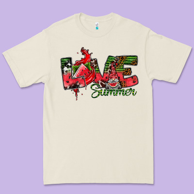 Love Summer Premium Tee Designed By Cowhidedigitalart