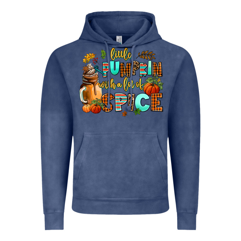Little Pumpkin With A Lot Of Spice Vintage Hoodie by AdoDesignShop | Teevron