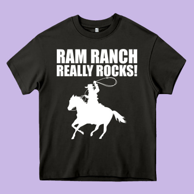 Ram Ranch Really Rocks! Heavy Core Tee Designed By Bettercallsaul