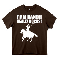 Chocolate Brown Ram Ranch Really Rocks! Heavy Core Tee - Bettercallsaul
