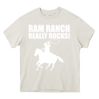 Cream Ram Ranch Really Rocks! Heavy Core Tee - Bettercallsaul