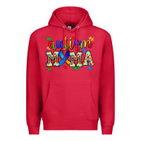 Cardinal autism mama Premium Hoodie - AdoDesignShop