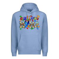Colony Blue autism mama Premium Hoodie - AdoDesignShop