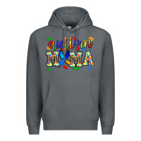 Rock autism mama Premium Hoodie - AdoDesignShop