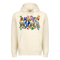 Sandshell autism mama Premium Hoodie - AdoDesignShop