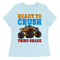 Baby Blue ready to crush third grade Ladies Tee - Artiststas