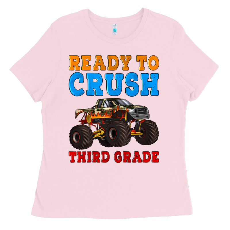 Ready To Crush Third Grade Ladies Tee by Artiststas | Teevron