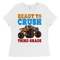 White ready to crush third grade Ladies Tee - Artiststas