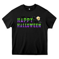 Black happy halloween Heavy Core Tee - BundleAndBundleShop