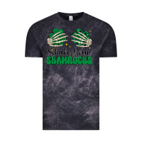 Cloud Black shake your shamrocks Vintage Tee - CowhideDigitalArt