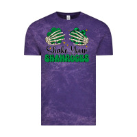 Cloud Purple shake your shamrocks Vintage Tee - CowhideDigitalArt