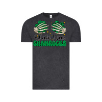 Vintage Black shake your shamrocks Vintage Tee - CowhideDigitalArt
