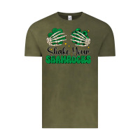 Vintage Olive shake your shamrocks Vintage Tee - CowhideDigitalArt