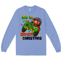 Colony Blue ho ho ho gamer Christmas Long Sleeve Tee - BarkalooDesign