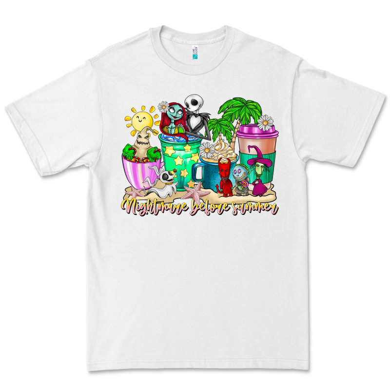 Nightmare Before Summer Coffee Cups Premium Tee by CowhideDigitalArt | Teevron