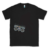 Black bigfoot beatbox boom box retro   bigfoot boom box Classic Tee - DesigneFamous