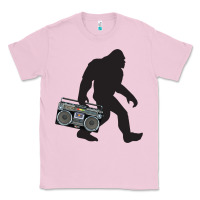 Bubblegum Pink bigfoot beatbox boom box retro   bigfoot boom box Classic Tee - DesigneFamous