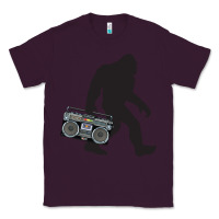 Plum bigfoot beatbox boom box retro   bigfoot boom box Classic Tee - DesigneFamous