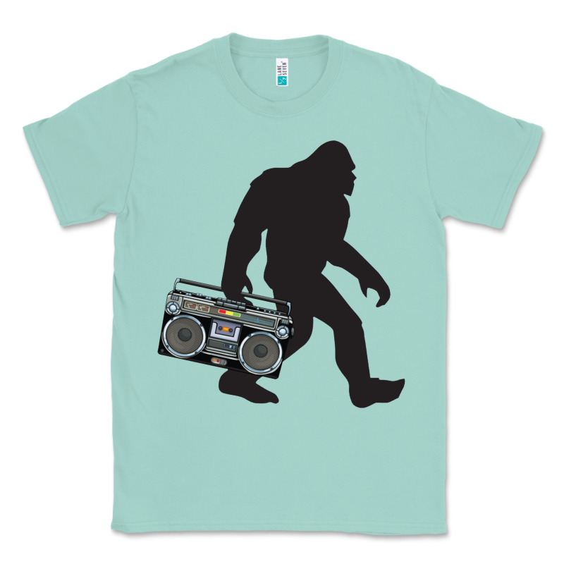 Bigfoot Beatbox Boom Box Retro   Bigfoot Boom Box Classic Tee by DesigneFamous | Teevron