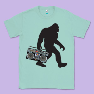 Bigfoot Beatbox Boom Box Retro   Bigfoot Boom Box Classic Tee Designed By Designefamous