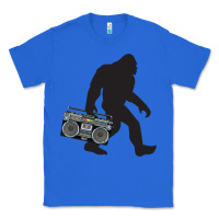 True Royal bigfoot beatbox boom box retro   bigfoot boom box Classic Tee - DesigneFamous