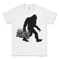White bigfoot beatbox boom box retro   bigfoot boom box Classic Tee - DesigneFamous