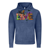 Vintage Denim love halloween heifer Vintage Hoodie - AdoDesignShop