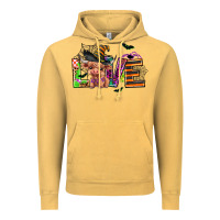 Vintage Mustard love halloween heifer Vintage Hoodie - AdoDesignShop