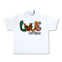 White love Christmas Urban Heavy Tee - CowhideDigitalArt