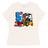 Bone forklift birthday five Ladies Tee - Artiststas