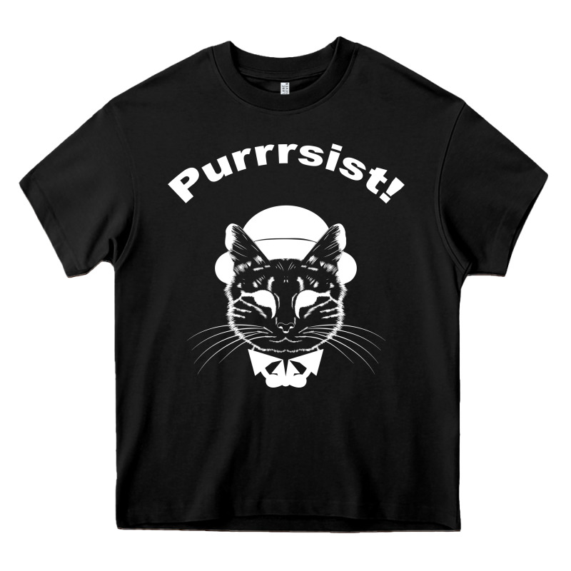 Purrrsist Heavy Core Tee by Bettercallsaul | Teevron