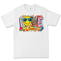 White Love Summer Premium Tee - CowhideDigitalArt