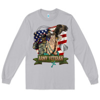 Moon Dust army veteran  pray Long Sleeve Tee - BarkalooDesign