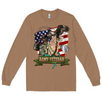 Toasted Coconut army veteran  pray Long Sleeve Tee - BarkalooDesign