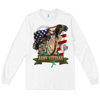 White army veteran  pray Long Sleeve Tee - BarkalooDesign