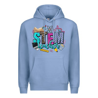 Colony Blue stem teacher Premium Hoodie - AdoDesignShop