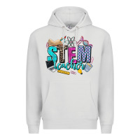 Dove Grey stem teacher Premium Hoodie - AdoDesignShop