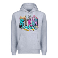 Heather Grey stem teacher Premium Hoodie - AdoDesignShop