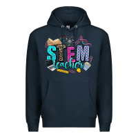 Navy stem teacher Premium Hoodie - AdoDesignShop